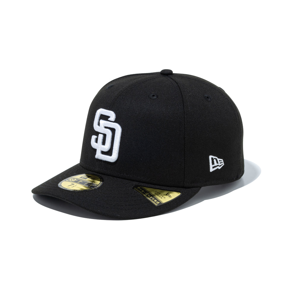 PC 59FIFTY MLB Black & White サンディエゴ・パドレス ブラック