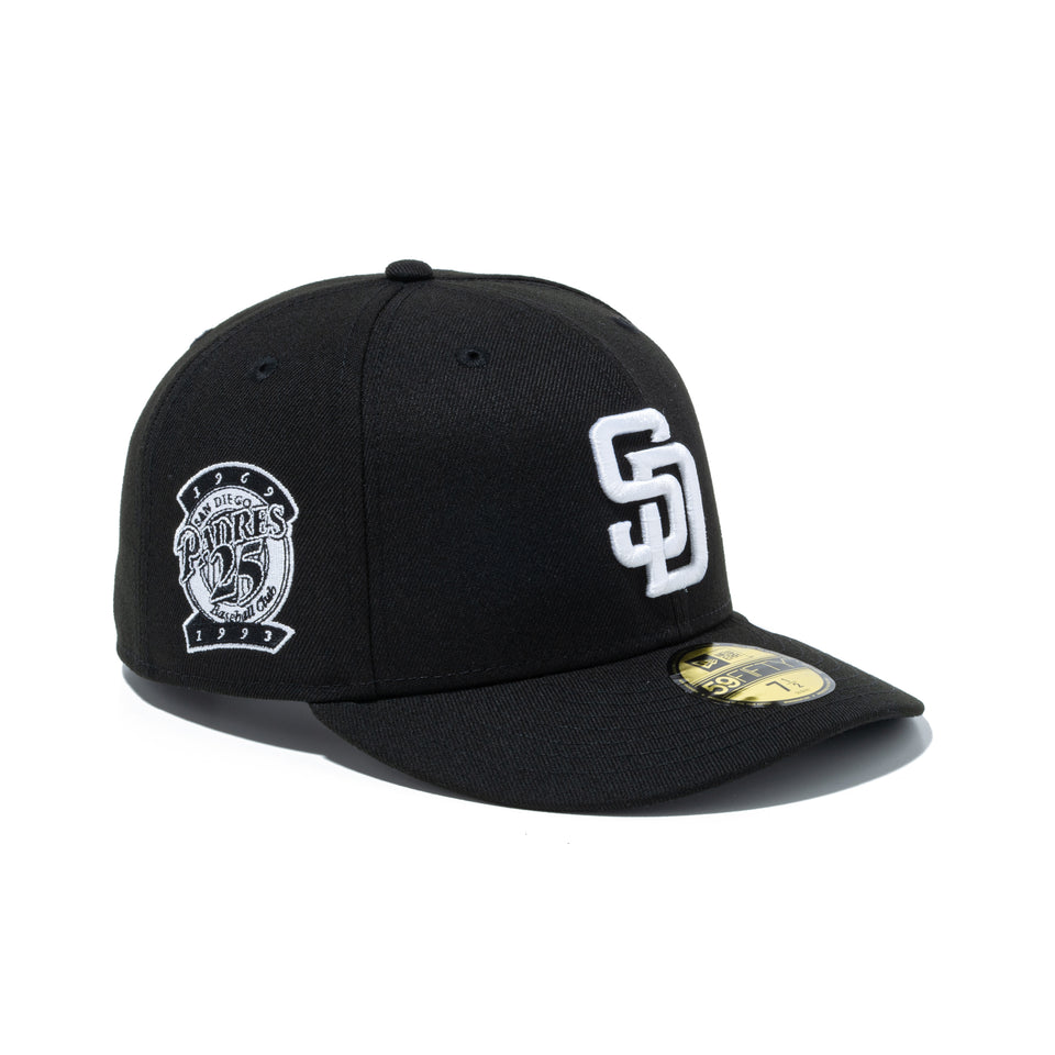 PC 59FIFTY MLB Black & White サンディエゴ・パドレス ブラック