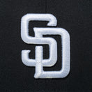 PC 59FIFTY MLB Black & White サンディエゴ・パドレス ブラック