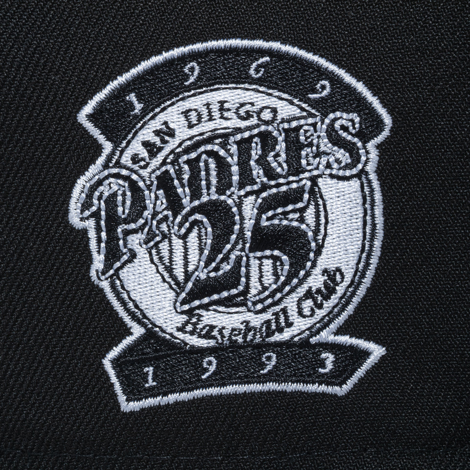 PC 59FIFTY MLB Black & White サンディエゴ・パドレス ブラック