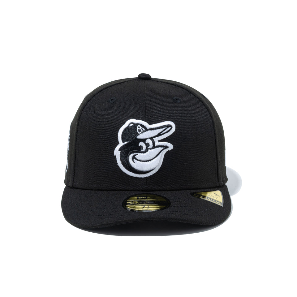 PC 59FIFTY MLB Black & White ボルティモア・オリオールズ ブラック