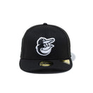 PC 59FIFTY MLB Black & White ボルティモア・オリオールズ ブラック
