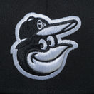 PC 59FIFTY MLB Black & White ボルティモア・オリオールズ ブラック