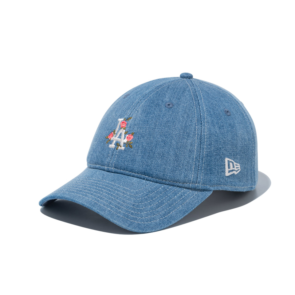 9FORTY アンストラクチャード Flower ロサンゼルス・ドジャース ウォッシュドデニム