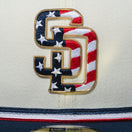 59FIFTY オンフィールド 2026 MLB 4th of July サンディエゴ・パドレス クロームホワイト