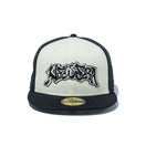 59FIFTY トラッカー Throw up Logo クローム/ブラック