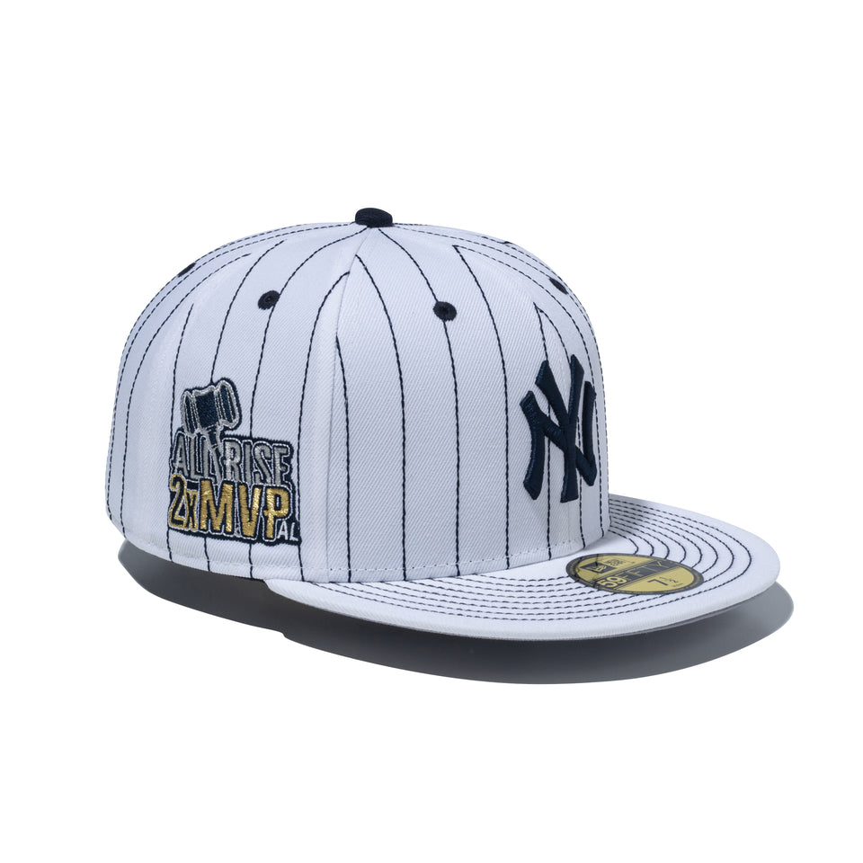 ニューヨーク ヤンキース JUDGE メジャーリーグ 59FIFTY MVP ニューヨーク・ヤンキース Aaron Judge ホワイト