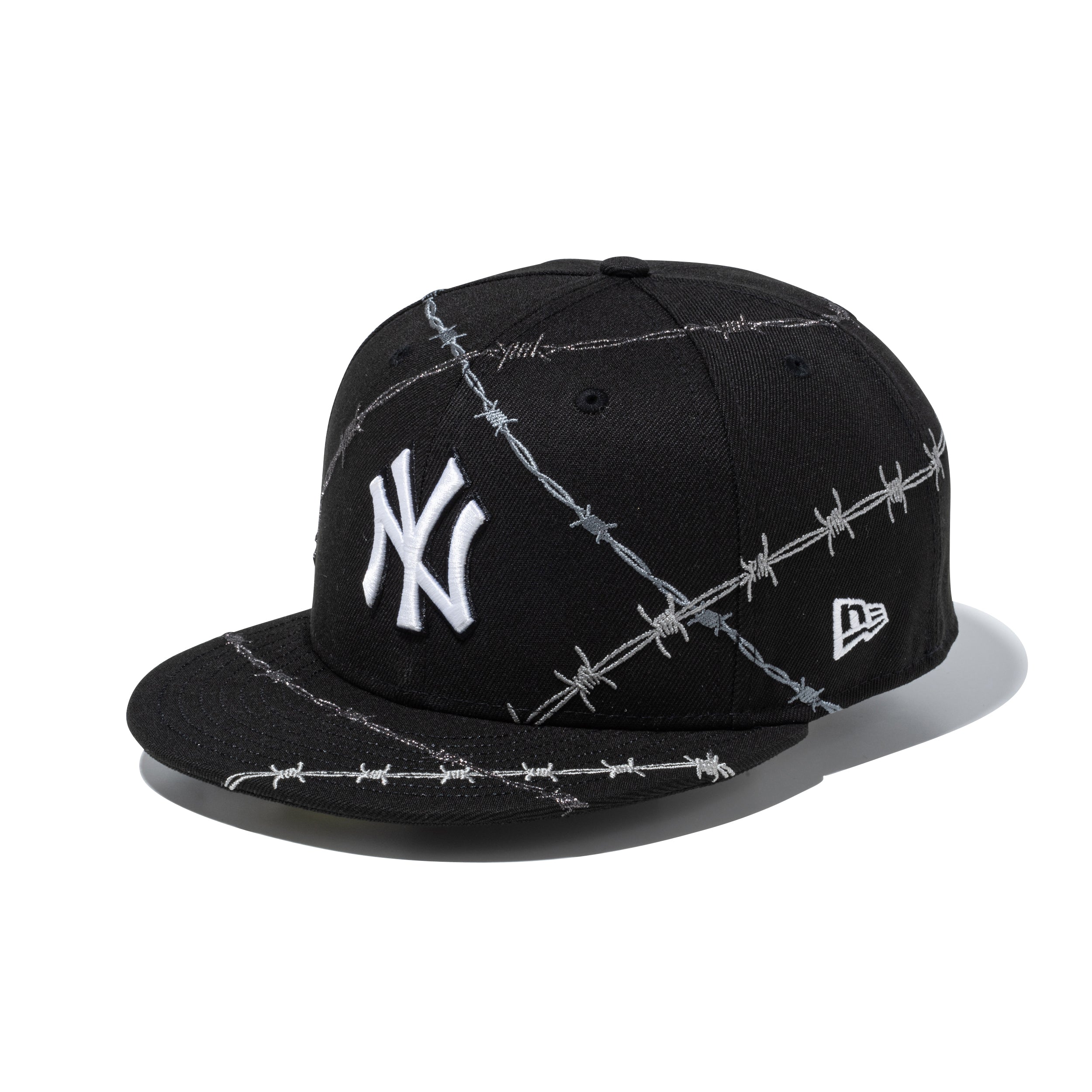 在庫ラスト キャップ　ブラック　オマ　NY ヤンキース　ボーンズ 59FIFTY Halloween Collection Wire ニューヨーク・ヤンキース