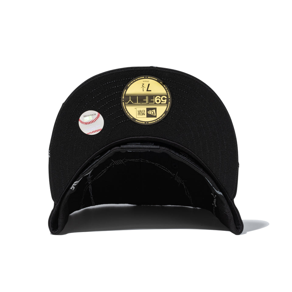 59FIFTY Halloween Collection Wire ロサンゼルス・ドジャース ブラック