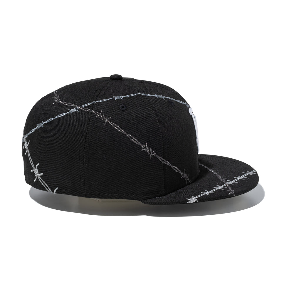 59FIFTY Halloween Collection Wire ロサンゼルス・ドジャース ブラック