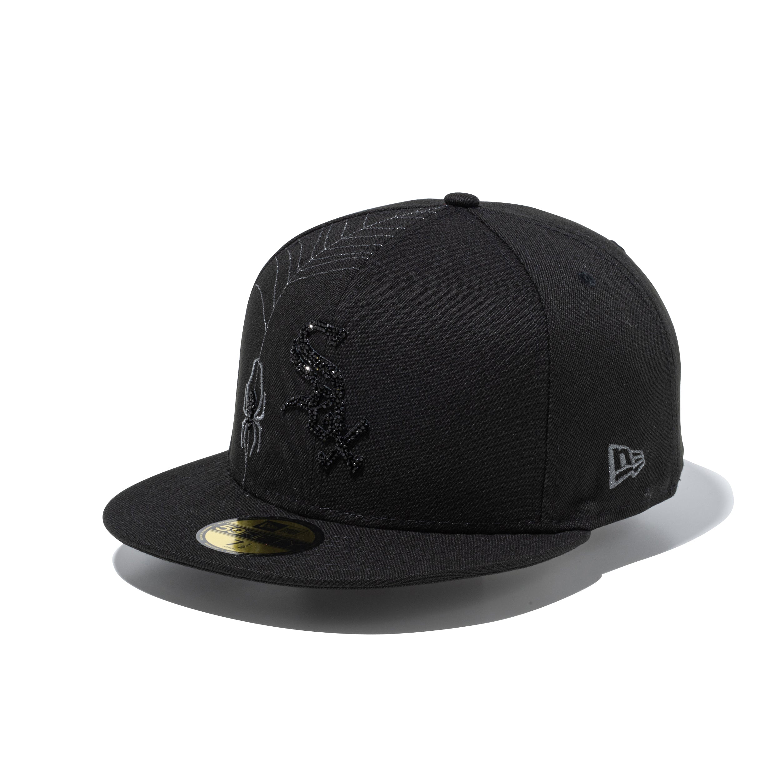 実物　WhiteKnuckles BLACK SPOOKY CAP CAP [VEGAS/TEXT] NI＜受付期間：～5/9