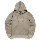 ポリスウェード プルオーバーフーディー グレー