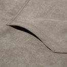 ポリスウェード プルオーバーフーディー グレー