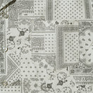 半袖 オープンカラーシャツ Floral Paisley ストーン