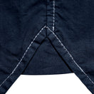 長袖 オーバーサイズド ガーメントダイ シャツ BLACK LABEL SS25 ネイビー