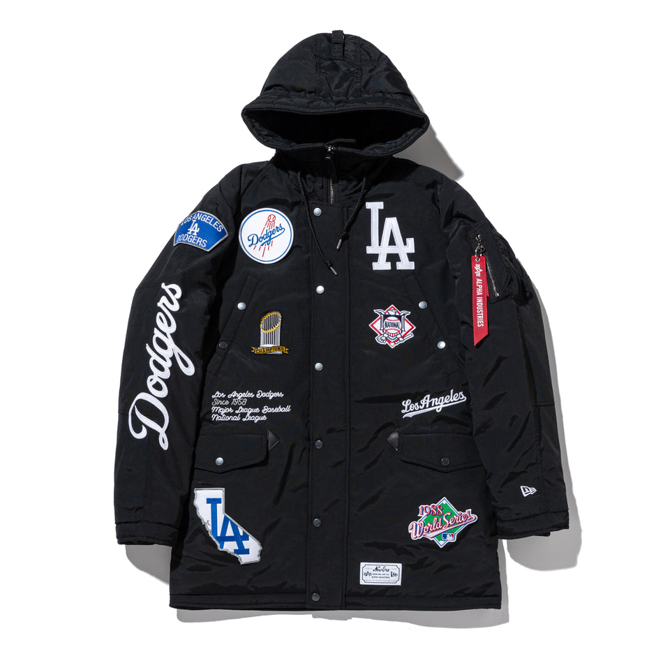 N-3B パーカージャケット Alpha Industries ロサンゼルス・ドジャース ブラック