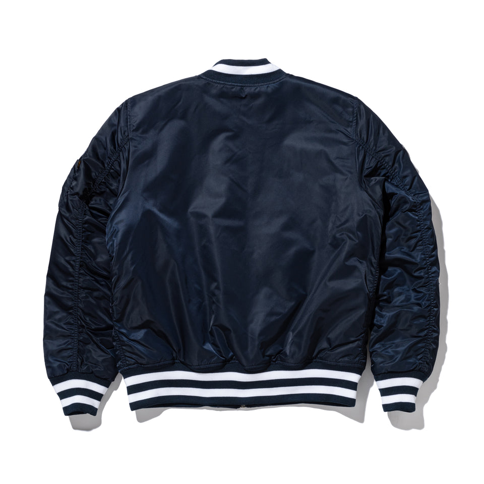 MA-1 ボンバージャケット Alpha Industries ニューヨーク・ヤンキース ネイビー