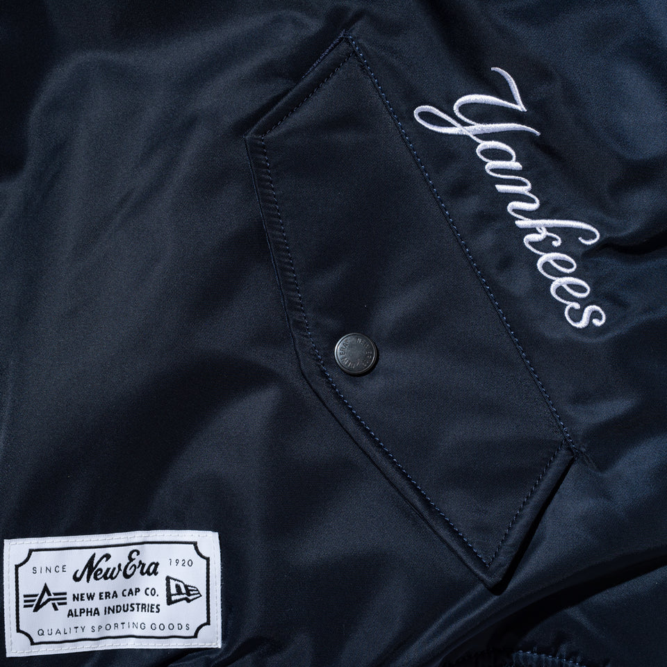 MA-1 ボンバージャケット Alpha Industries ニューヨーク・ヤンキース ネイビー