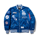 MA-1 ボンバージャケット Alpha Industries ロサンゼルス・ドジャース ブルー