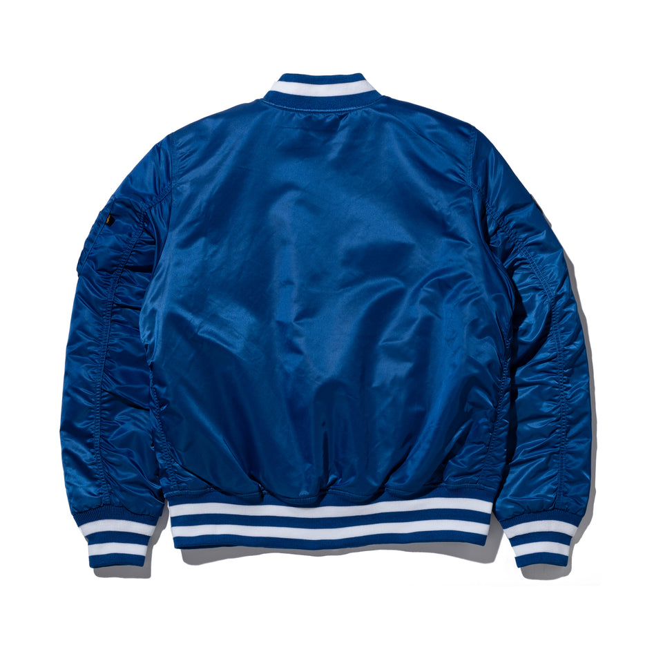 MA-1 ボンバージャケット Alpha Industries ロサンゼルス・ドジャース ブルー