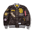 MA-1 ボンバージャケット Alpha Industries サンディエゴ・パドレス ブラウン