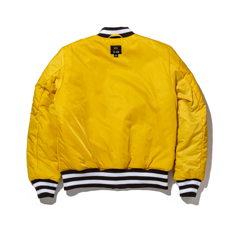 MA-1 ボンバージャケット Alpha Industries サンディエゴ・パドレス ブラウン