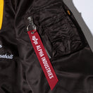 MA-1 ボンバージャケット Alpha Industries サンディエゴ・パドレス ブラウン
