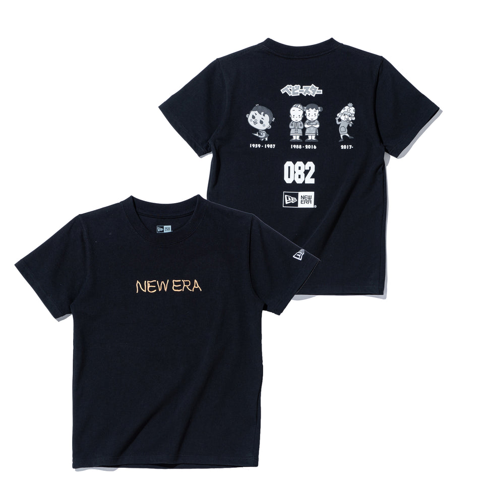 Youth コットン Tシャツ おやつカンパニー ベビースターラーメン NEW ERA ブラック