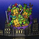 59FIFTY A-Frame Teenage Mutant Ninja Turtles ティーンエイジ・ミュータント・ニンジャ・タートルズ Cityscape パープル
