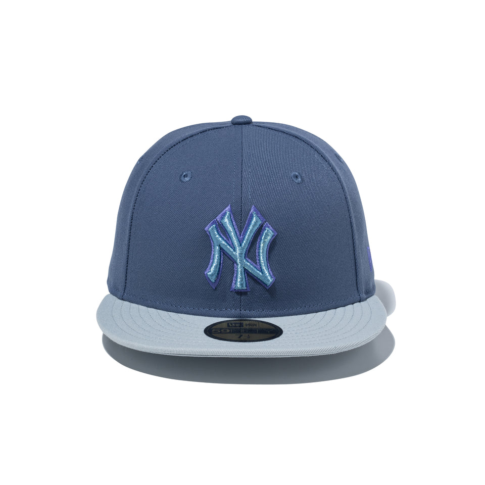 59FIFTY Melty Snow ニューヨーク・ヤンキース スレート スノーグレーバイザー
