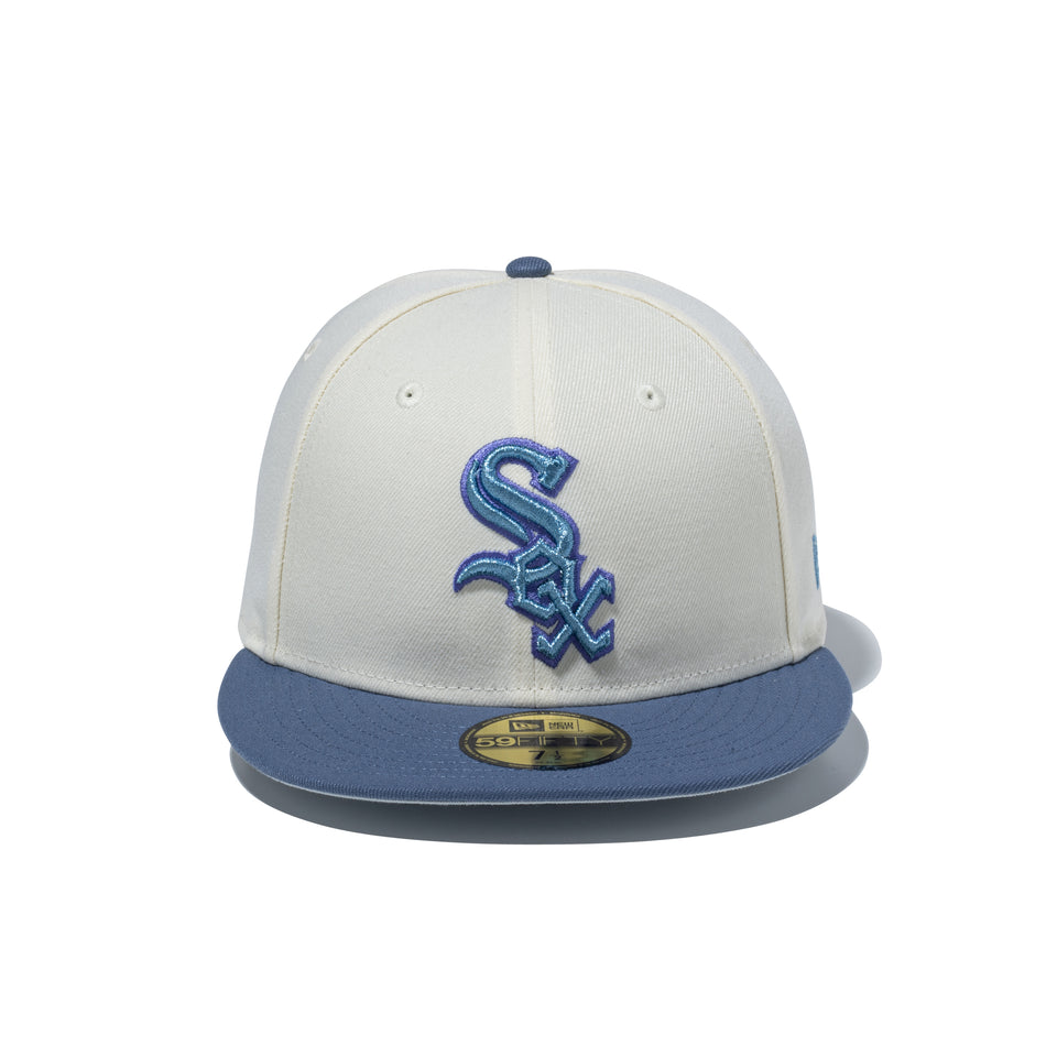 59FIFTY Melty Snow シカゴ・ホワイトソックス クローム スレートバイザー
