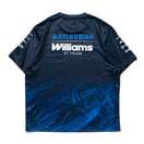 半袖 テック Tシャツ Atlassian Williams F1 Team アトラシアン・ウィリアムズF1チーム ネイビー