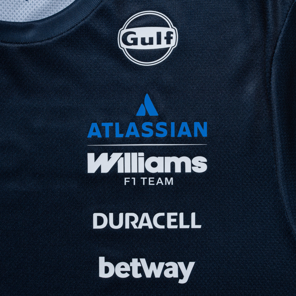 半袖 テック Tシャツ Atlassian Williams F1 Team アトラシアン・ウィリアムズF1チーム ネイビー