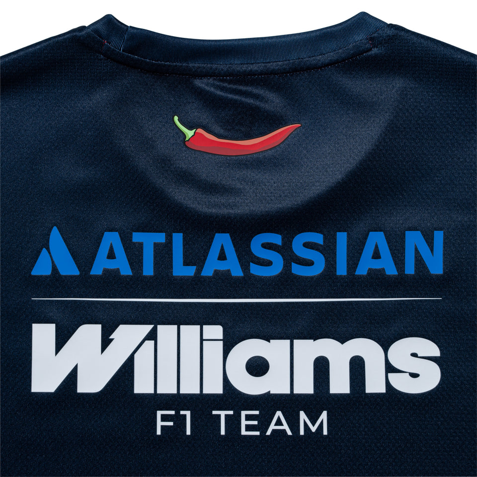 半袖 テック Tシャツ Atlassian Williams F1 Team アトラシアン・ウィリアムズF1チーム Carlos Sainz 55 ネイビー