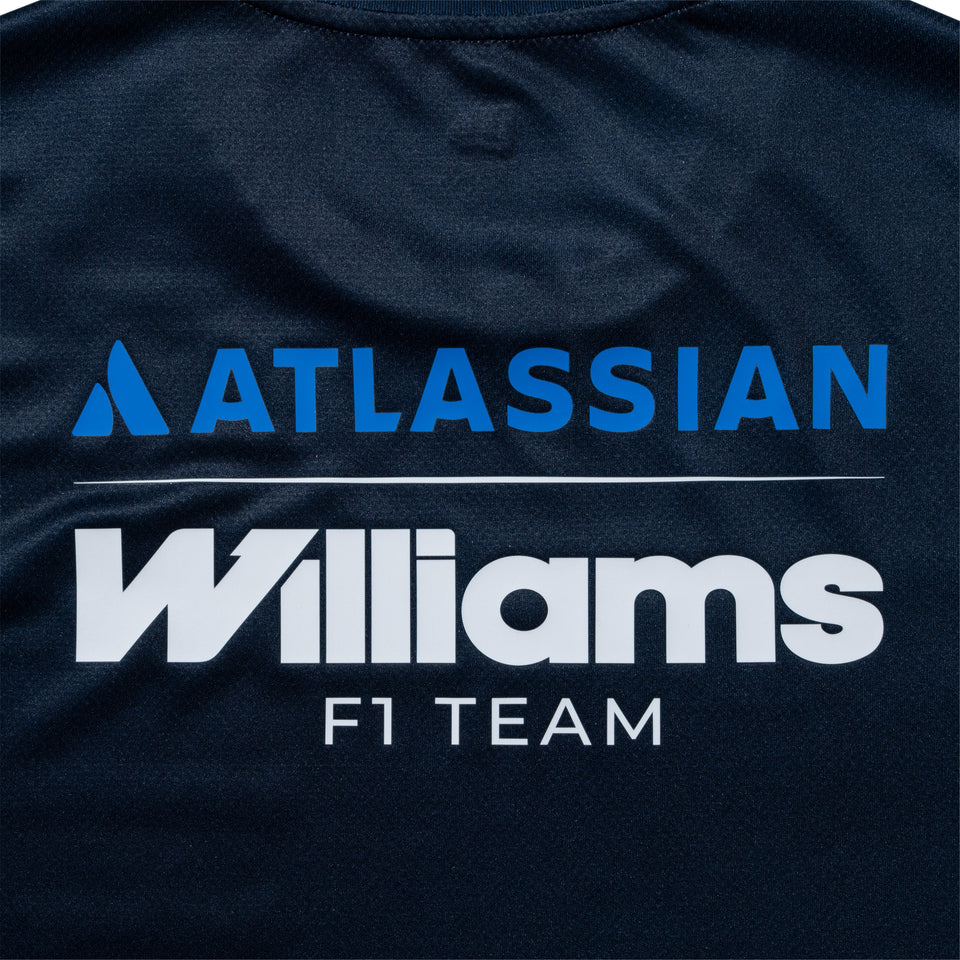 半袖 テック Tシャツ Atlassian Williams F1 Team アトラシアン・ウィリアムズF1チーム Alex Albon 23 ネイビー