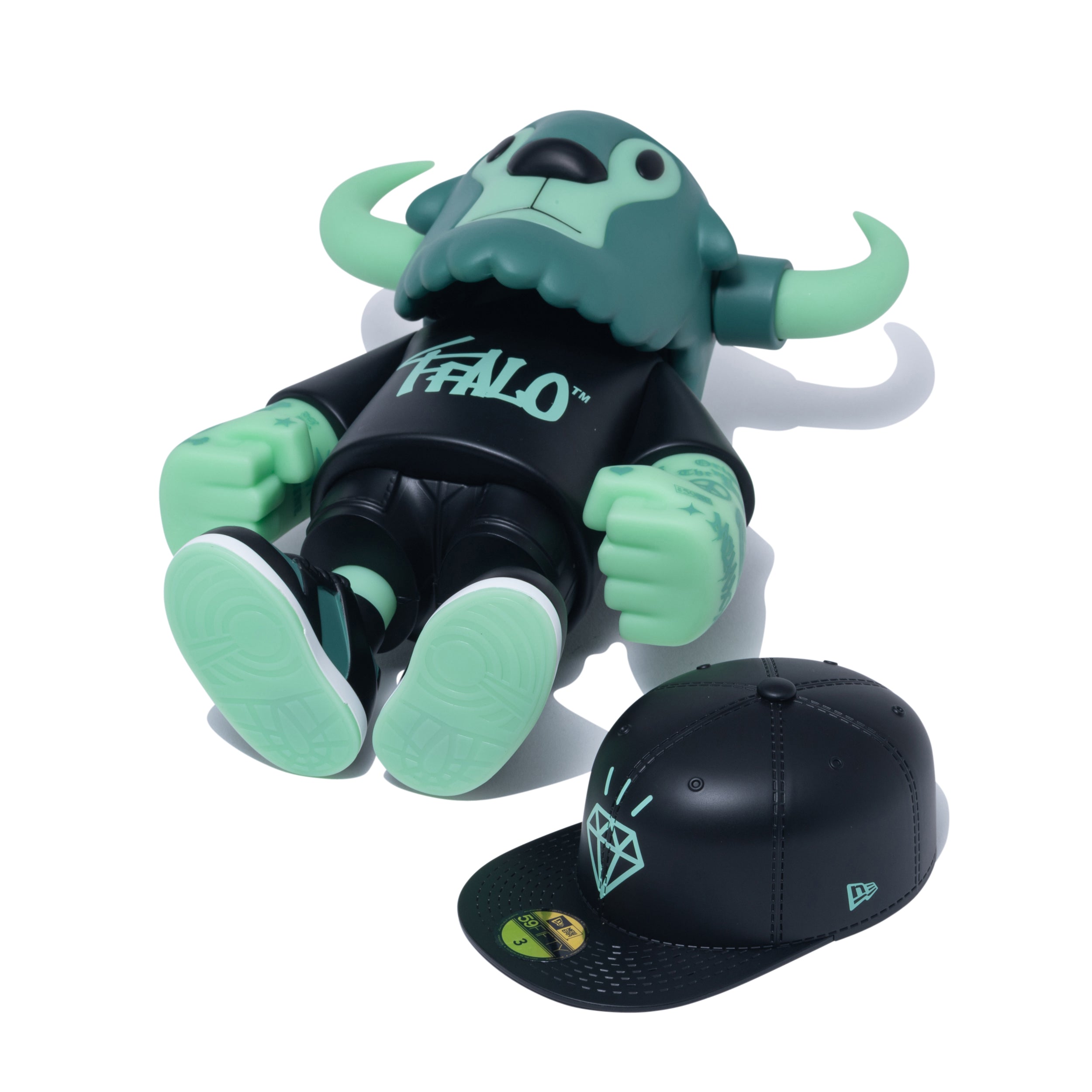 フィギュア 59FIFTY DAY Memorial Collection FFALO 20cm ブラック 13