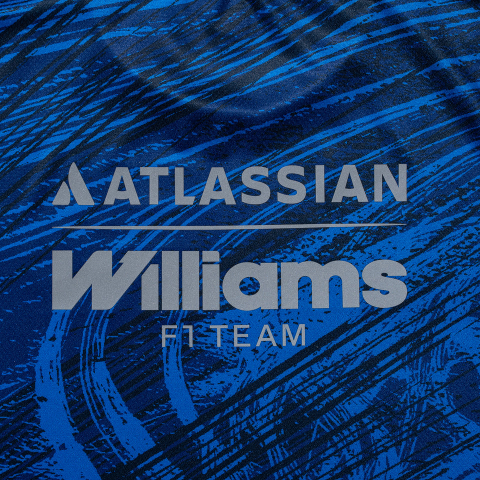 半袖 テック Tシャツ Atlassian Williams F1 Team アトラシアン・ウィリアムズF1チーム オールオーバープリント ネイビー