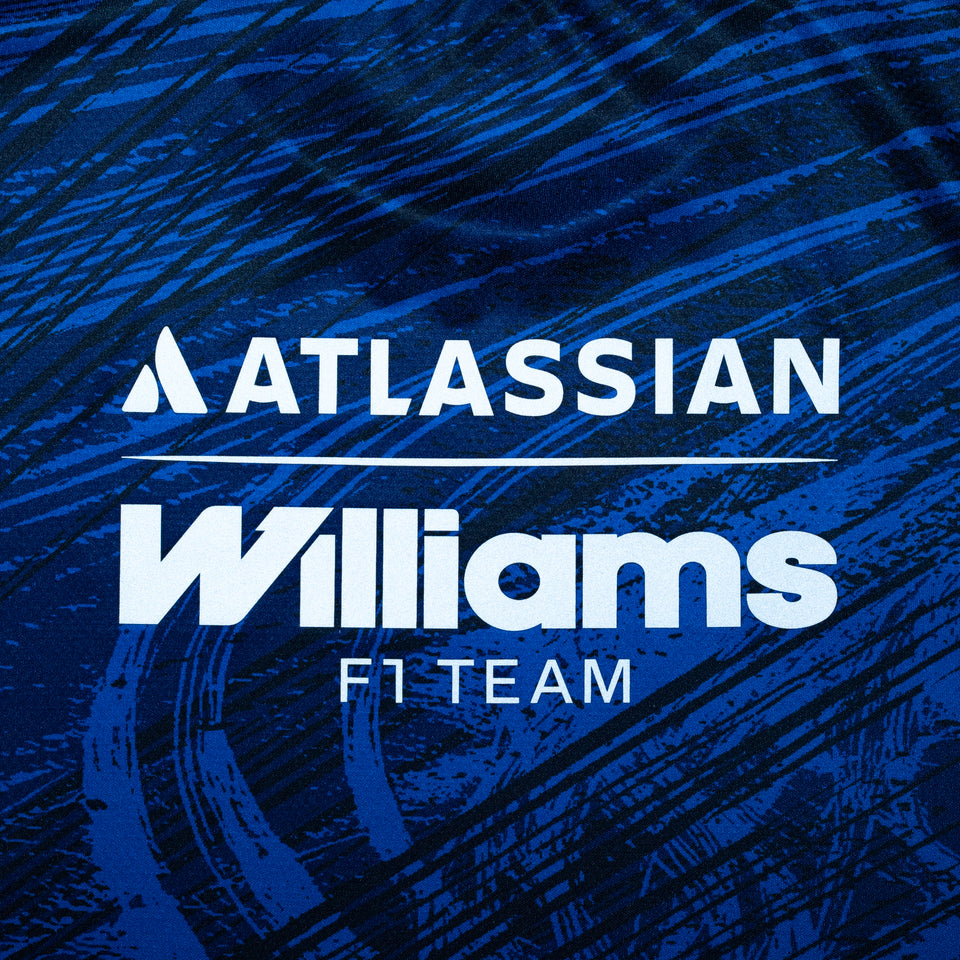 半袖 テック Tシャツ Atlassian Williams F1 Team アトラシアン・ウィリアムズF1チーム オールオーバープリント ネイビー