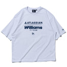 半袖 オーバーサイズド コットン Tシャツ Atlassian Williams F1 Team アトラシアン・ウィリアムズF1チーム ホワイト