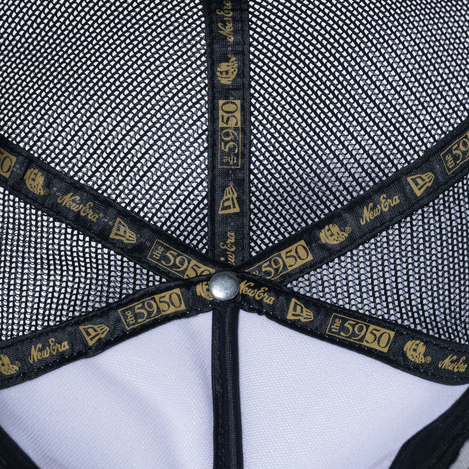 59FIFTY A-Frame トラッカー 59FIFTY DAY Memorial Collection クラシックロゴ Three Looms ネイビー