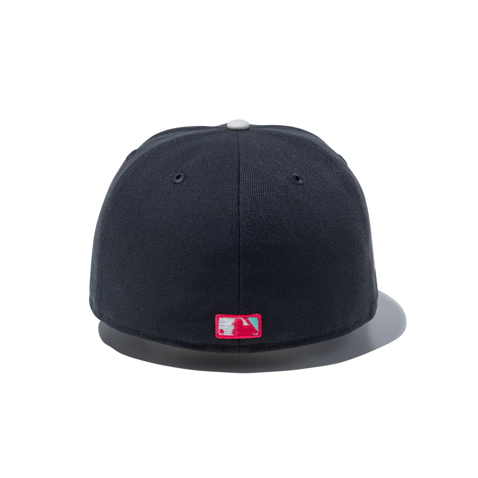 59FIFTY Miami Beach サンディエゴ・パドレス グラファイト クロームバイザー