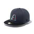 59FIFTY Miami Beach アリゾナ・ダイヤモンドバックス グラファイト ブラックバイザー