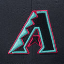 59FIFTY Miami Beach アリゾナ・ダイヤモンドバックス グラファイト ブラックバイザー