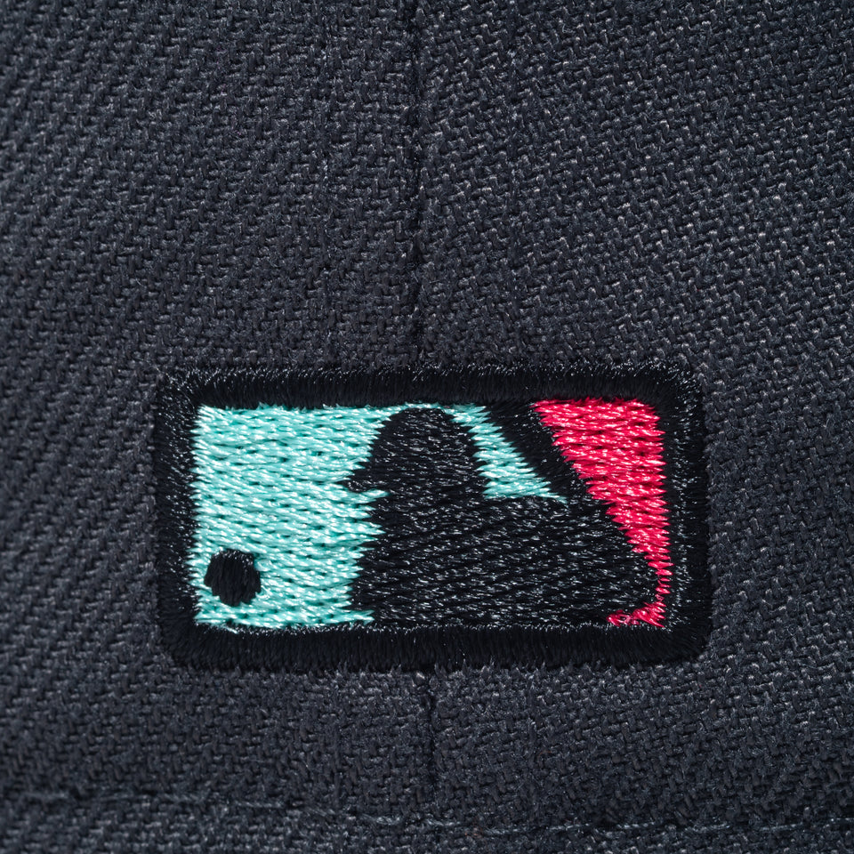59FIFTY Miami Beach アリゾナ・ダイヤモンドバックス グラファイト ブラックバイザー