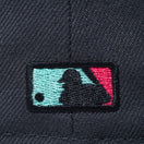 59FIFTY Miami Beach アリゾナ・ダイヤモンドバックス グラファイト ブラックバイザー
