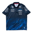 半袖 テック ポロシャツ Atlassian Williams F1 Team アトラシアン・ウィリアムズF1チーム ネイビー