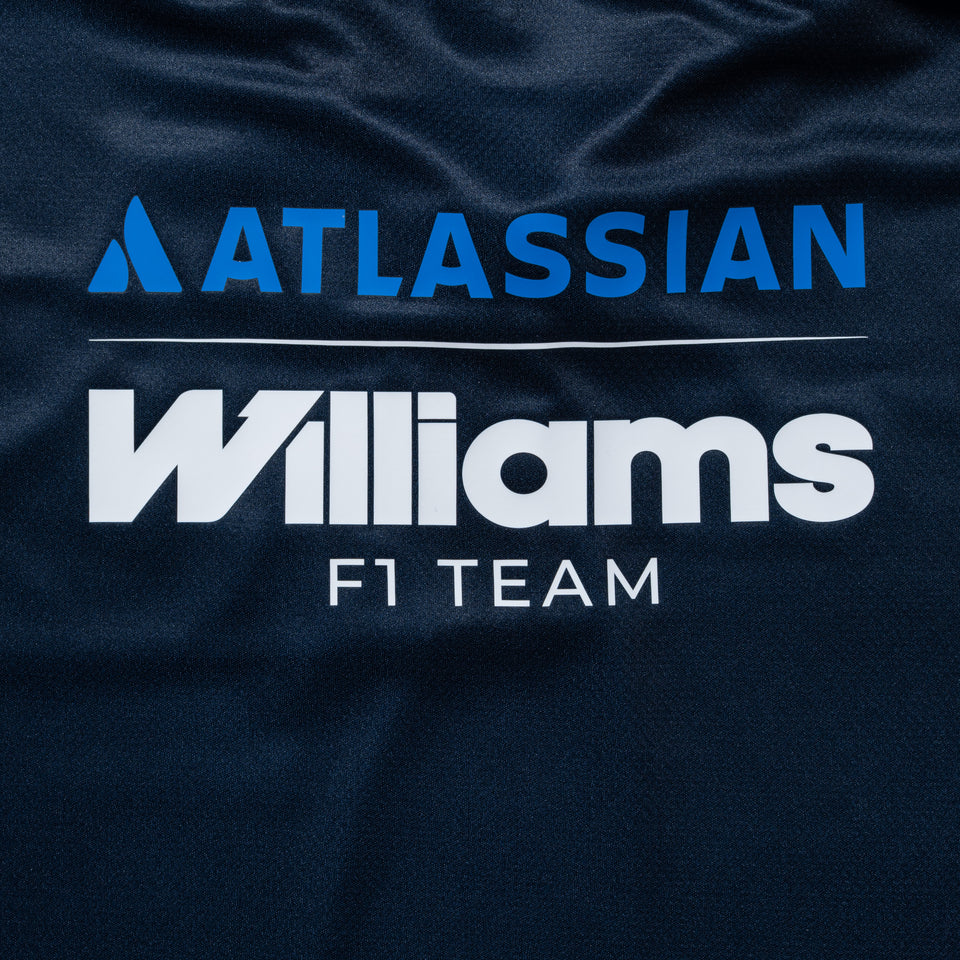 半袖 テック ポロシャツ Atlassian Williams F1 Team アトラシアン・ウィリアムズF1チーム ネイビー