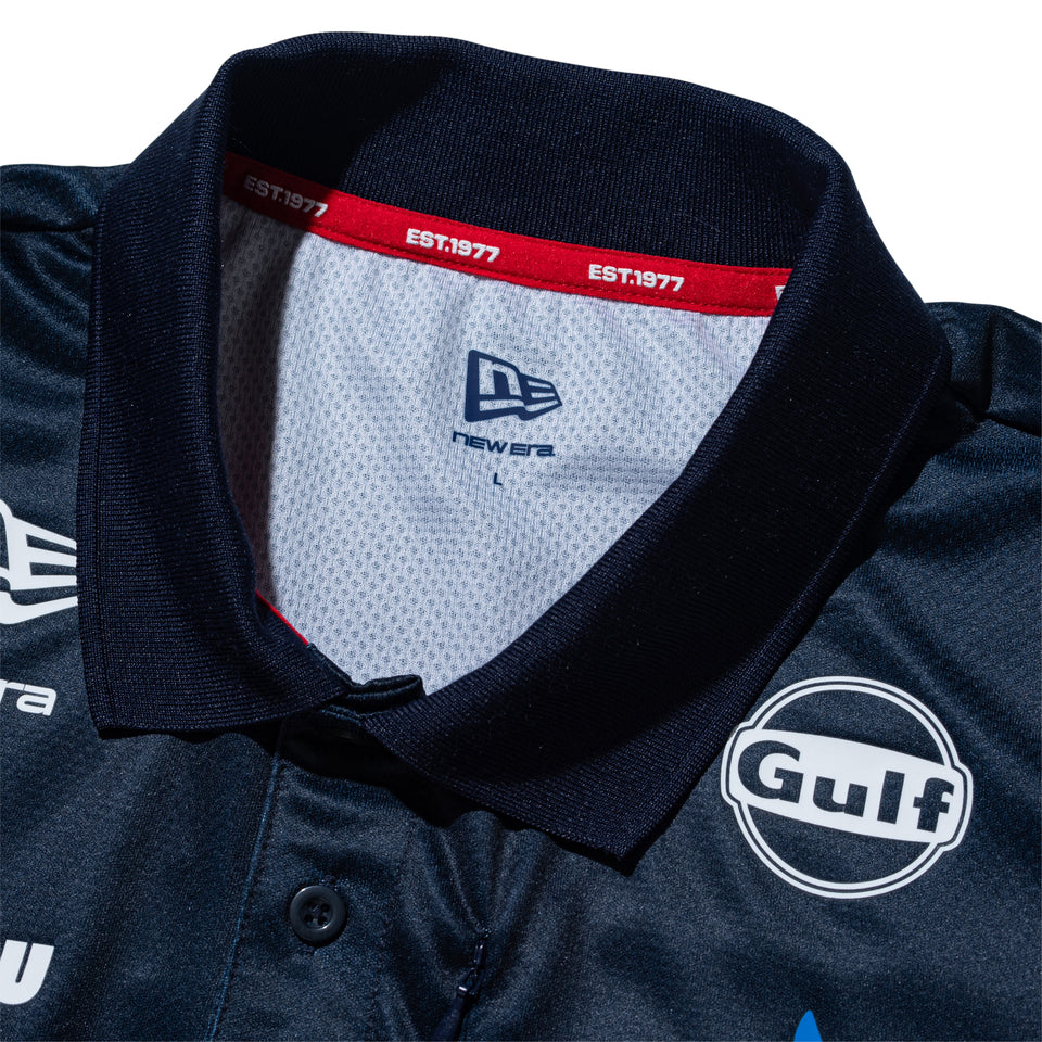 半袖 テック ポロシャツ Atlassian Williams F1 Team アトラシアン・ウィリアムズF1チーム ネイビー
