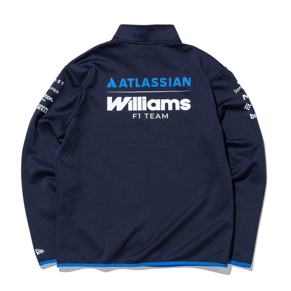 長袖 ミッドネック Tシャツ Atlassian Williams F1 Team アトラシアン・ウィリアムズF1チーム ネイビー