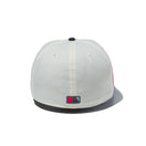 59FIFTY Miami Beach マイアミ・マーリンズ クロームホワイト グラファイトバイザー